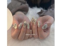 プチリュクス(Petit Luxe)/ribbon nail