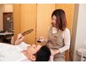 男性限定【小顔&まゆげスタイリング】瞬間スッキリ♪整体＋眉周りWAXのセット