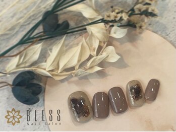 ネイルアンドアイラッシュ ブレス エスパル山形本店(BLESS)/幻想的インクアート