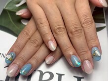 ボタネイル 近鉄八尾駅前店(BOTA NAIL)/夏デザインネイル/シェルパーツ