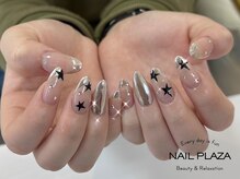 ネイルプラザ 河原町OPA店(NAIL PLAZA)/ミラーネイル