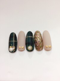 チェックネイル