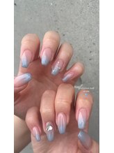 プティットスリール 西尾店(Petit Sourire)/グラデーション*ハートネイル*