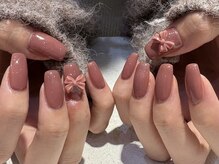 ネオリーブ ウリ(Neolive uri)/リボンワンカラーネイル