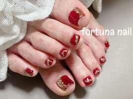 クリスマス&正月フットネイル