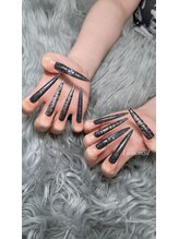 リアンネイル(Lian.nail)/ゼブラネイル