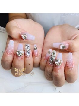 ヘブン ネイル 鶯谷(HEAVEN Nail)/先端グラデネイル