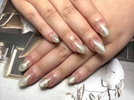 ニュアンスネイル/夏デザイン