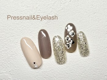 プレス ネイルアンドアイラッシュ(PRESS NAIL&EYELASH)/【ハンド】定額※オフ込￥9800