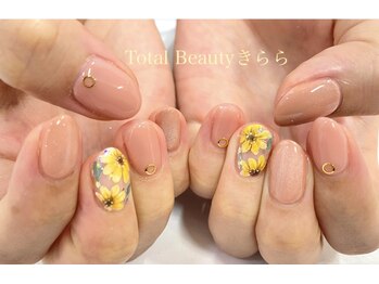 ネイルサロン きらら 平塚店/ひまわりネイル
