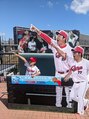 フープ ラッシュ(HOOP.LASH) むすこ達が野球好きなので、カープ観戦も行きます。