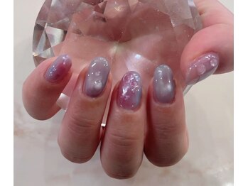 サロン ド ルア 西葛西(Salon de.Lua)/しずく紫陽花デザインネイル