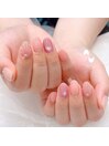 人魚の鱗/夏ネイル