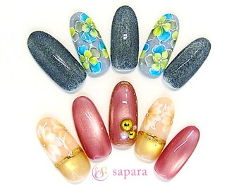 津田沼ネイルサロン サパラ(sapara)/プラチナ定額☆￥6,899　100種☆