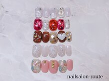 ネイルサロン ルート 二子玉川(nailsalon route)の雰囲気（毎月変わるお得なネイル！¥8500♪カラーチェンジ無料）