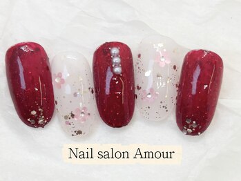 アムールユシマテン 上野湯島店(Amour)/キラキラ春夏ネイルコース¥6980