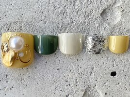ビジューパーツアートFOOT¥12000