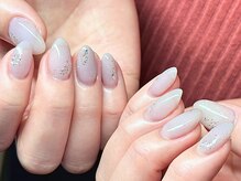 ヌル ネイル 堀江(NURU NAIL HORIE)/大人マグネットオフィスネイル♪