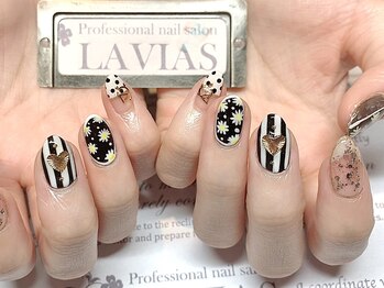 プロフェッショナル ネイルサロン ラヴィアス(LAVIAS)/【ジェル】10本アートし放題