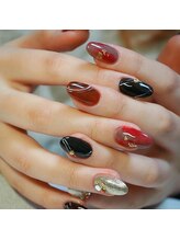 プールヴー☆オングル/バレンタインネイル