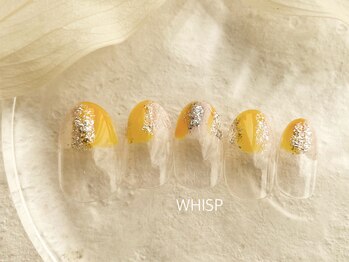 ウィスプ(WHISP)/塗りかけネイル/パラジェル込み