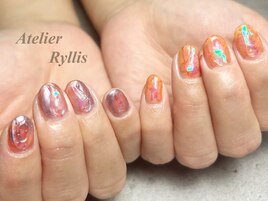 透け感ニュアンス