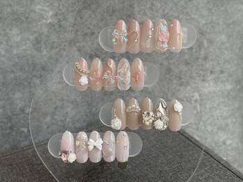 ユム(ym)の写真/【韓国/ワンホン】Design多数取扱い◎ゴテゴテnailも～ym～にお任せ☆華やか×トレンドnailに仕上げます♪