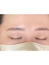 ビューステージ アイブロウサロン 松山/自然な平行眉（間引き）