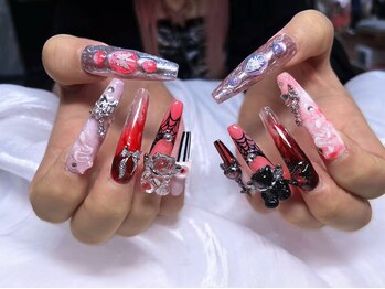 マルチューネイル 池袋(MARUCHU NAIL)/長さだしMAX◆持ち込みデザイン
