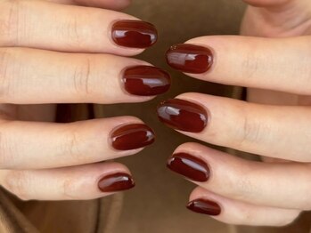 クルネ(QULNE)/ボルドーネイル/ワンカラー