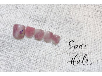 スパフーラ(Spa HULA)/大理石風ネイル