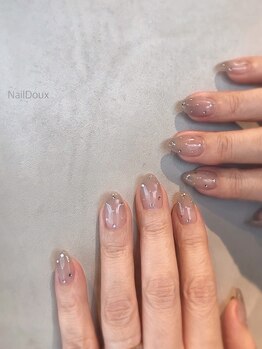 ネイル ドゥ 岡山駅前店(Nail Doux)/☆グレージュグラデーション☆