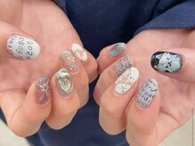 アイネイルズ 天神今泉店(I-nails)/【misato.n】落書きネイル
