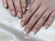 エムシス 甲東園店(Msis)/春カラーアシメフレンチ