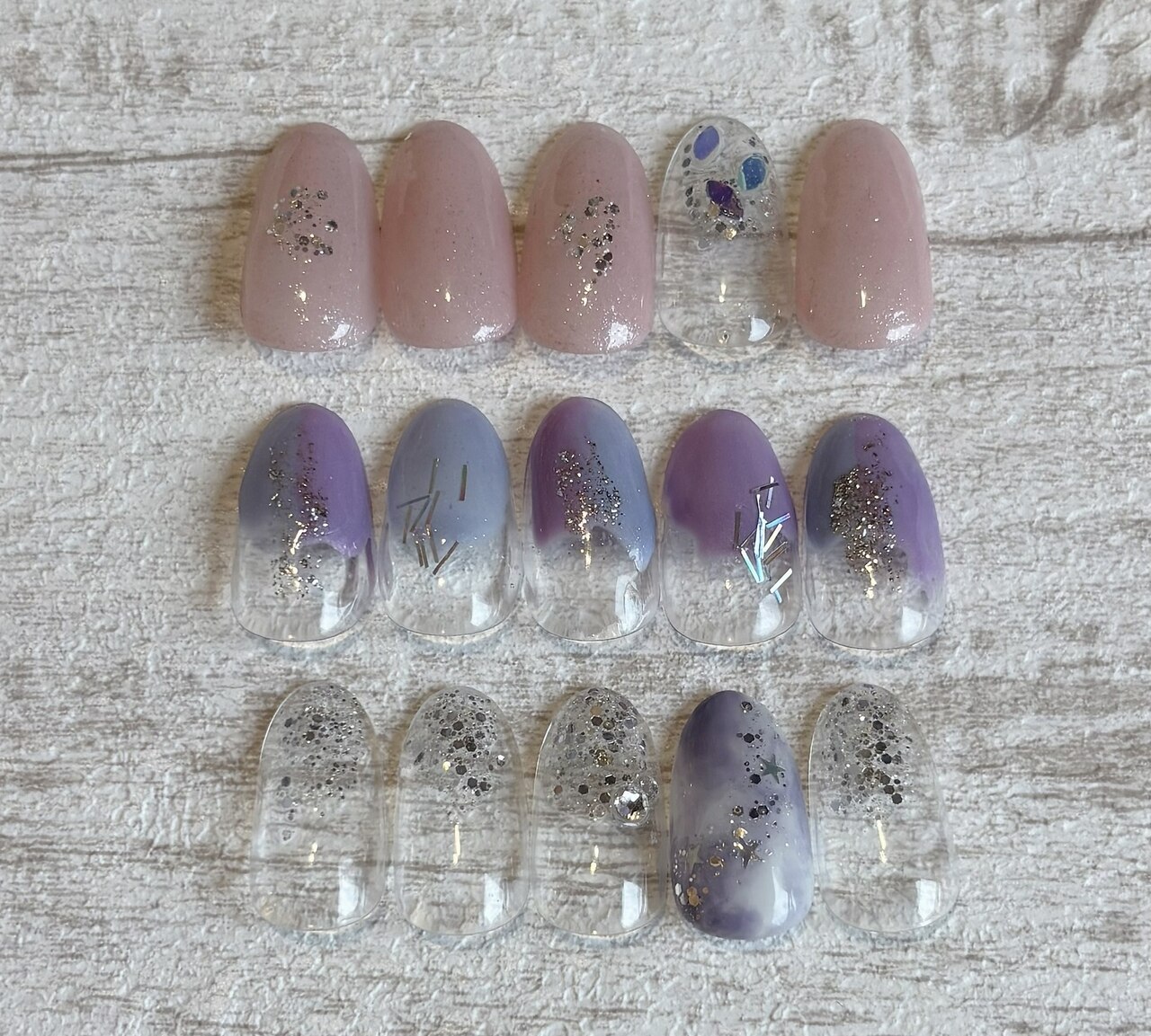 【ジェル+アート】シンプルアートコース5種☆￥6800