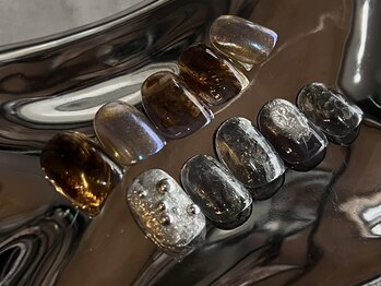nail salon SENE 中目黒【ネイルサロン セネ】 【NEW OPEN】の写真/抜け感と余白を楽しむ・洗練された美学的ネイルデザイン＊定額～持ち込みアートまで幅広く対応♪【中目黒】