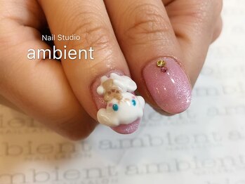 ネイルスタジオ アンビエント 表町店(Nail Studio ambient)/シナモンネイル