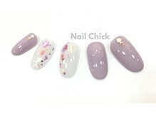 ネイルチックコウベ 銀天街店(Nail Chick kobe)/キラキラシンプルネイル