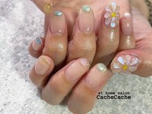 カシュカシュ(Cache Cache)/水彩フラワードロップ