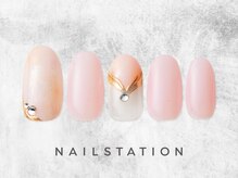 ネイルステーション アトレ浦和店(NAIL STATION)/シンプルネイル／パラジェル