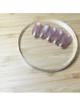 ファレノホワイト/定額ネイルデザイン/春夏秋冬