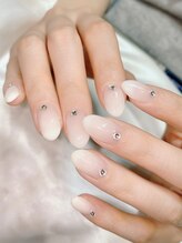 エクラ(eclat)/清潔感溢れる冬ネイル☆