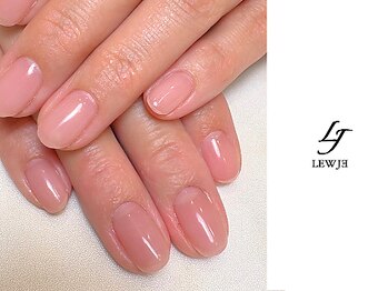 リュージェ(LEWJE)/ピンク　ワンカラー　ナチュラル