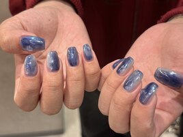 ネイビーネイル