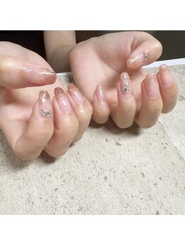 ネイルサロン エーナイン ザ ビッグ豊平店/シンプルデザイン