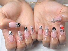 リームサロン 池袋店(LYYM SALON)/クロス×ハートネイル
