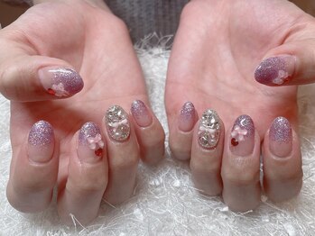 レアネイル 新宿(le'a nail)/フラッシュグラデーションネイル