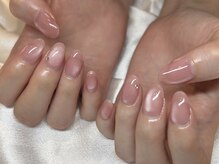 ネイル アヴァンス あべのルシアス店(Nail AVANCE.)/ピンクマグネット　shihomi