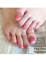 ピピランチェ(PIPIRANCHE)/メタリックフットネイル