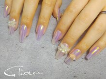 グリッター(Glitter)/ミラーネイル